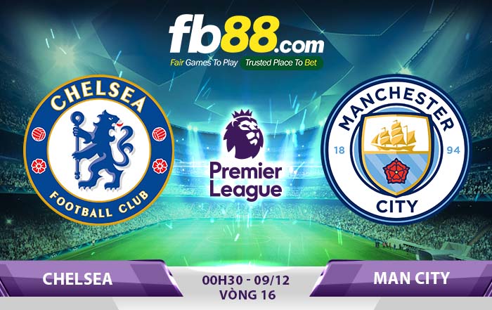 fb88-Soi kèo bóng đá ngoại hạng anh Chelsea vs Man City