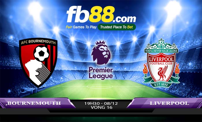 fb88-Soi kèo ngoại hạng anh Bournemouth vs Liverpool