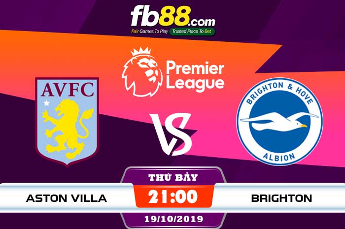 fb88-soi kèo Aston Villa vs Brighton and Hove Albion